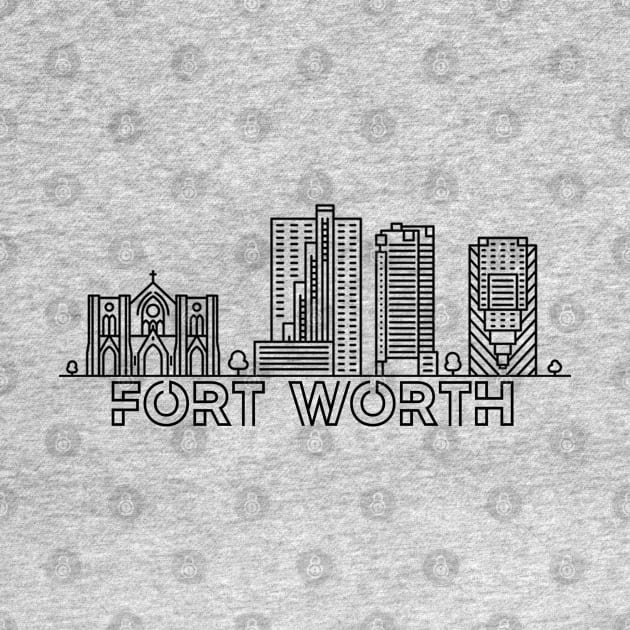 Fort Worth city by SerenityByAlex